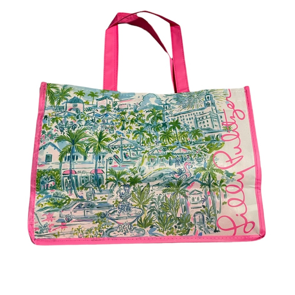 Lilly Pulitzer reusable shopper tote bag 🌸